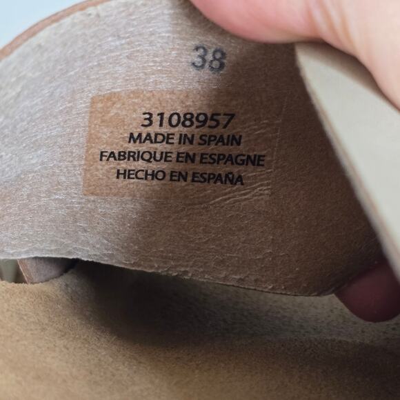 Free People Sidelines Crossover Slide Sandals 7.5 Dove Gray Beach Summer Comfort - Picture 8 of 9